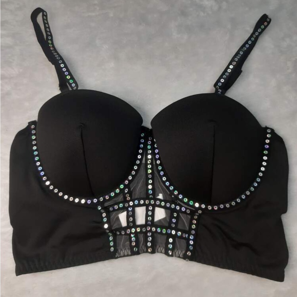 Size XSmall Bustier Bralette or Crop Top